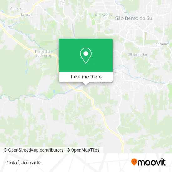 Colaf map