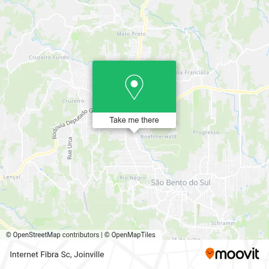 Internet Fibra Sc map