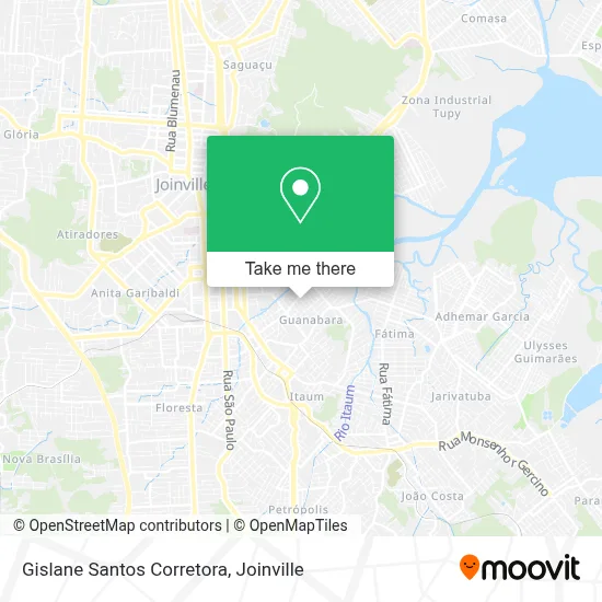 Gislane Santos Corretora map