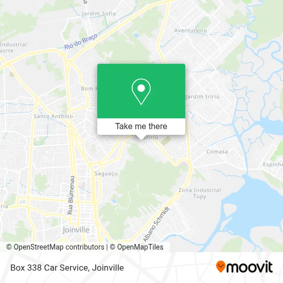 Box 338 Car Service map