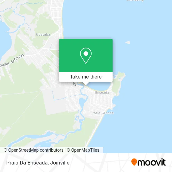 Praia Da Enseada map