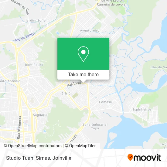 Studio Tuani Simas map