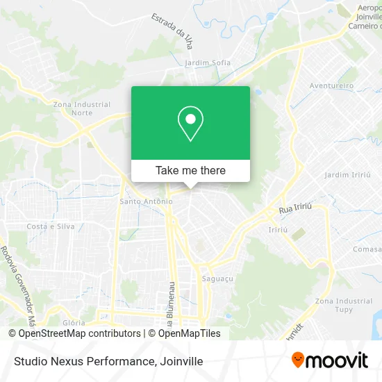 Studio Nexus Performance map