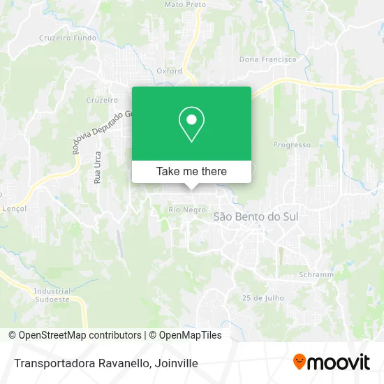 Transportadora Ravanello map