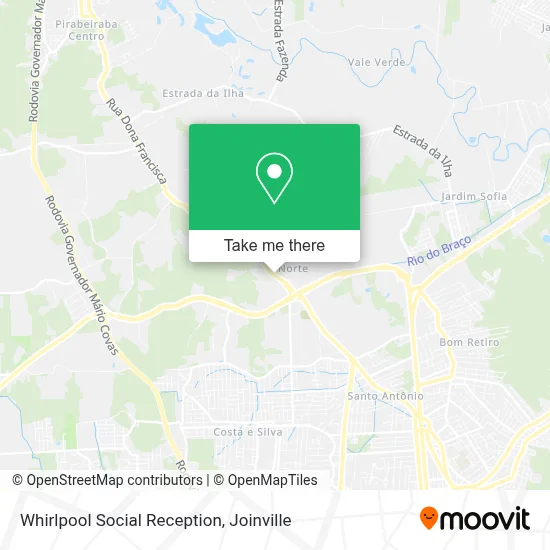 Whirlpool Social Reception map