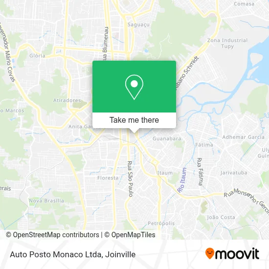 Auto Posto Monaco Ltda map