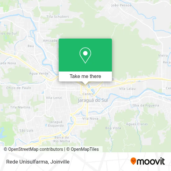 Rede Unisulfarma map