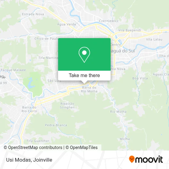 Usi Modas map
