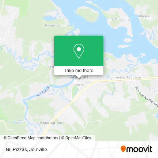 Gil Pizzas map