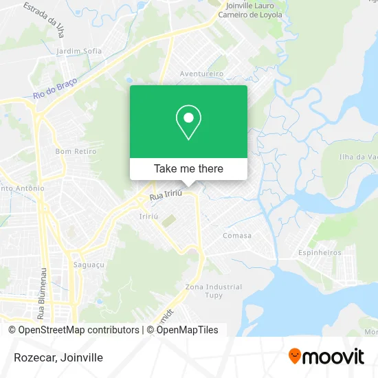 Rozecar map