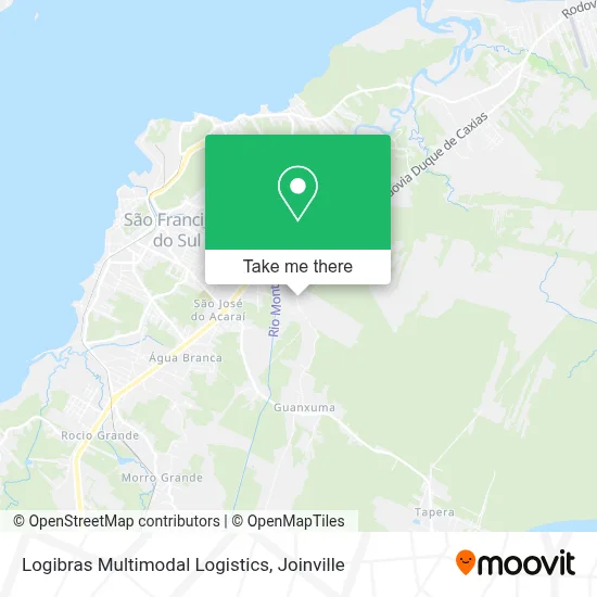 Logibras Multimodal Logistics map