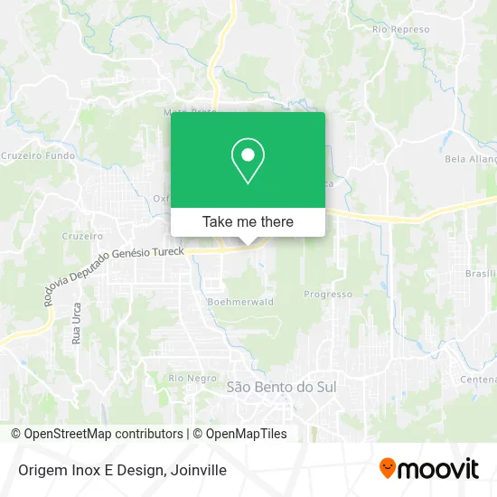 Origem Inox E Design map
