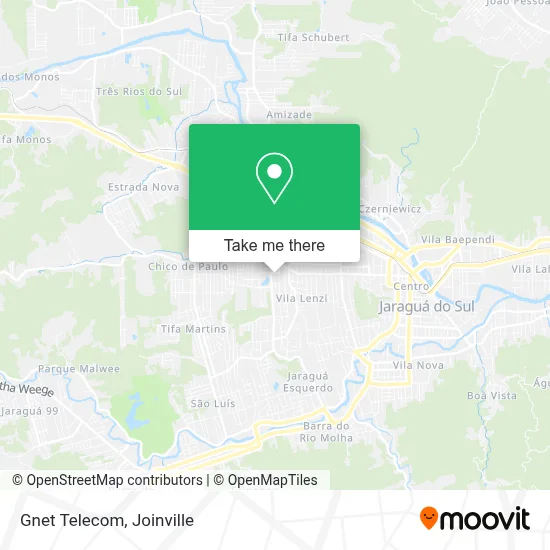 Gnet Telecom map