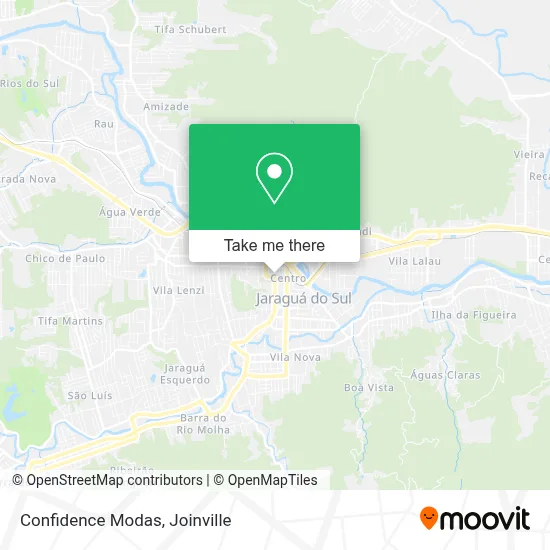 Confidence Modas map