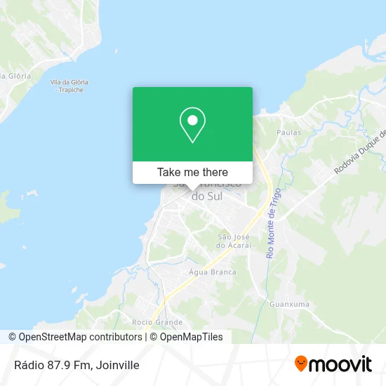 Rádio 87.9 Fm map