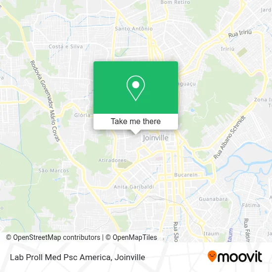 Lab Proll Med Psc America map