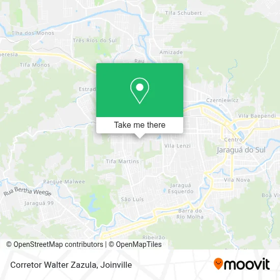 Corretor Walter Zazula map