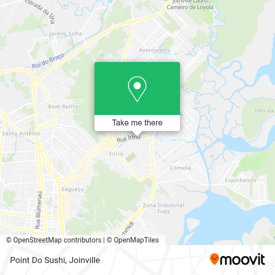 Point Do Sushi map