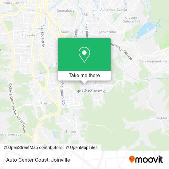 Auto Center Coast map