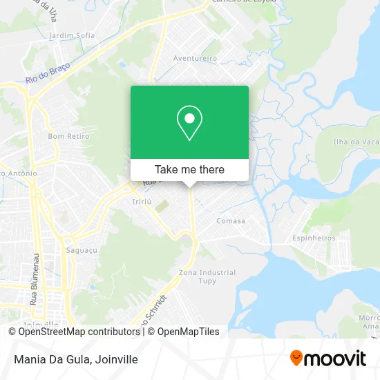 Mania Da Gula map