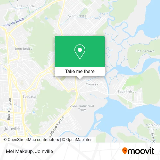Mel Makeup map