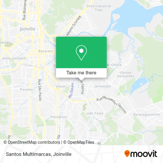 Santos Multimarcas map