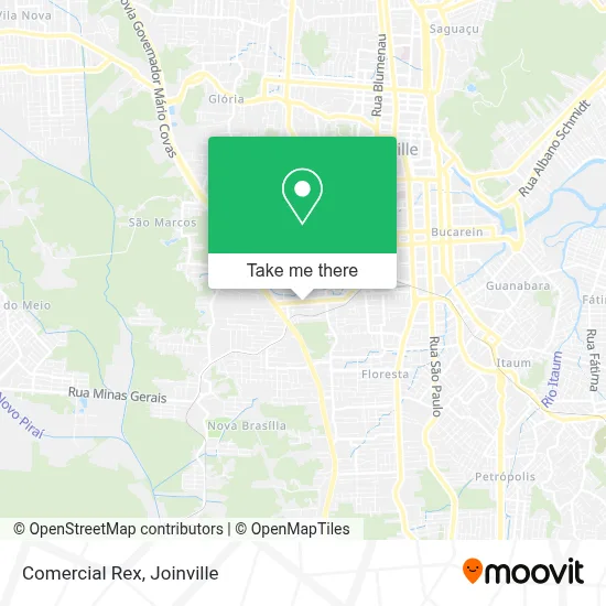 Comercial Rex map