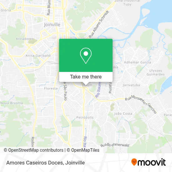 Amores Caseiros Doces map