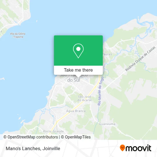 Mano's Lanches map