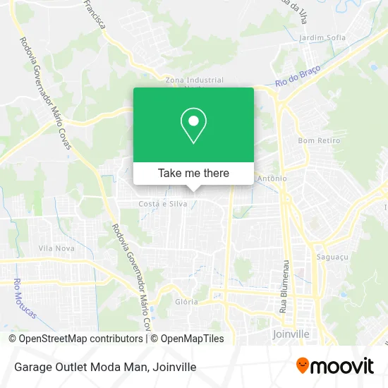 Garage Outlet Moda Man map