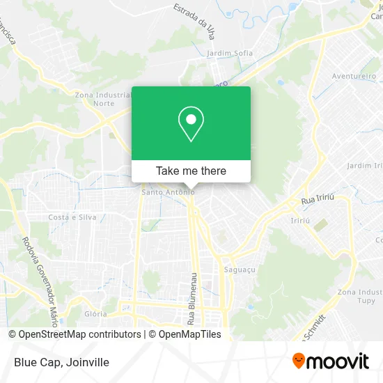 Blue Cap map