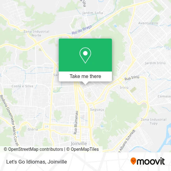 Let's Go Idiomas map