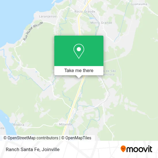 Ranch Santa Fe map