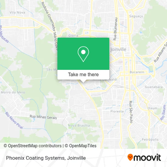 Phoenix Coating Systems map
