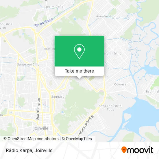 Rádio Karpa map