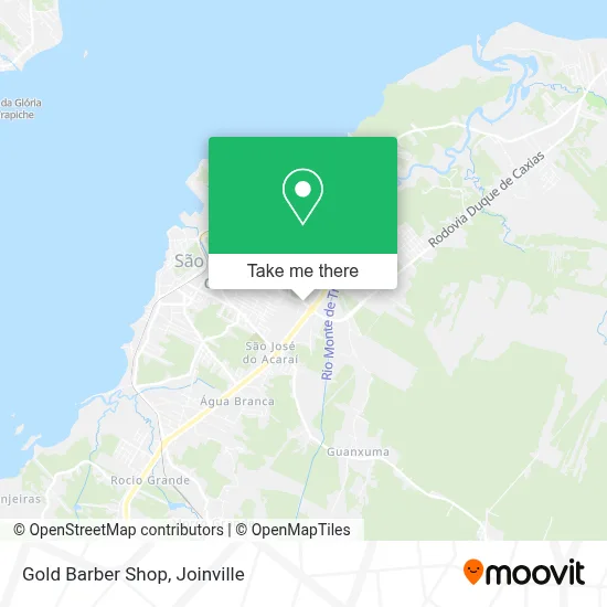Gold Barber Shop map