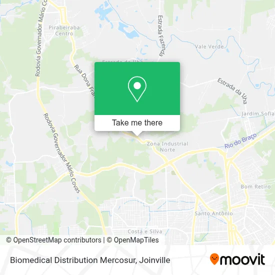 Biomedical Distribution Mercosur map
