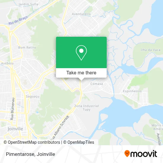 Pimentarose map