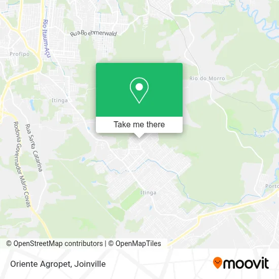 Oriente Agropet map