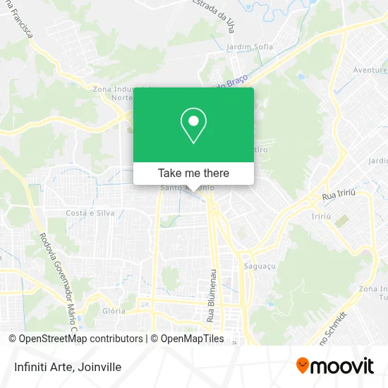 Infiniti Arte map