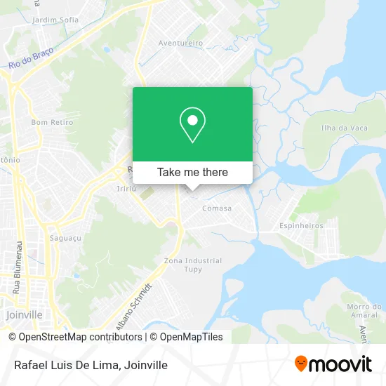 Rafael Luis De Lima map