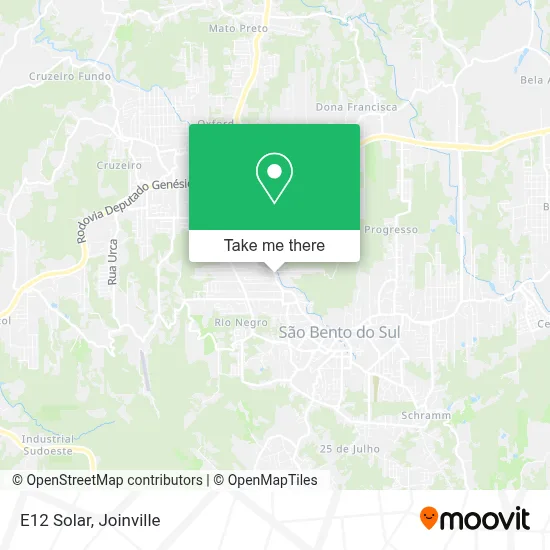 E12 Solar map