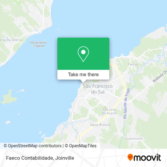 Faeco Contabilidade map