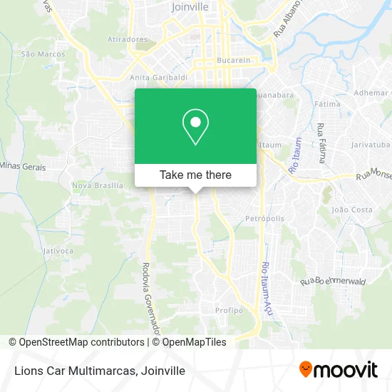 Lions Car Multimarcas map