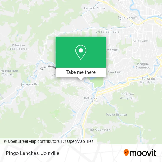 Pingo Lanches map