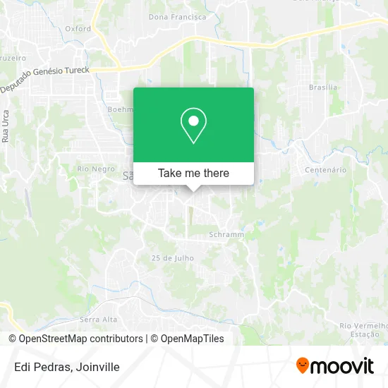 Edi Pedras map
