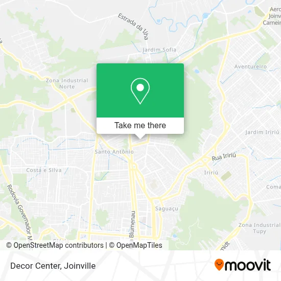 Decor Center map