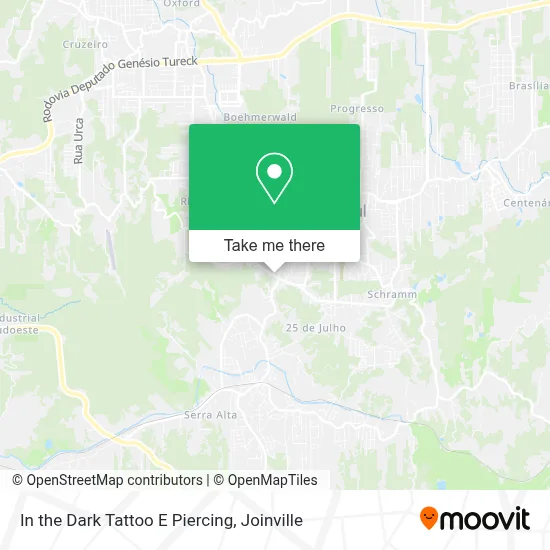In the Dark Tattoo E Piercing map