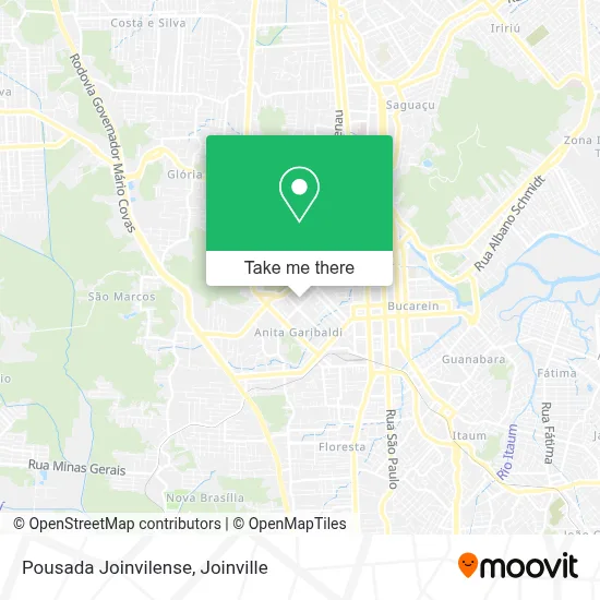 Pousada Joinvilense map