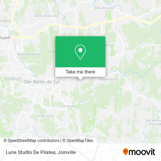 Lune Studio De Pilates map